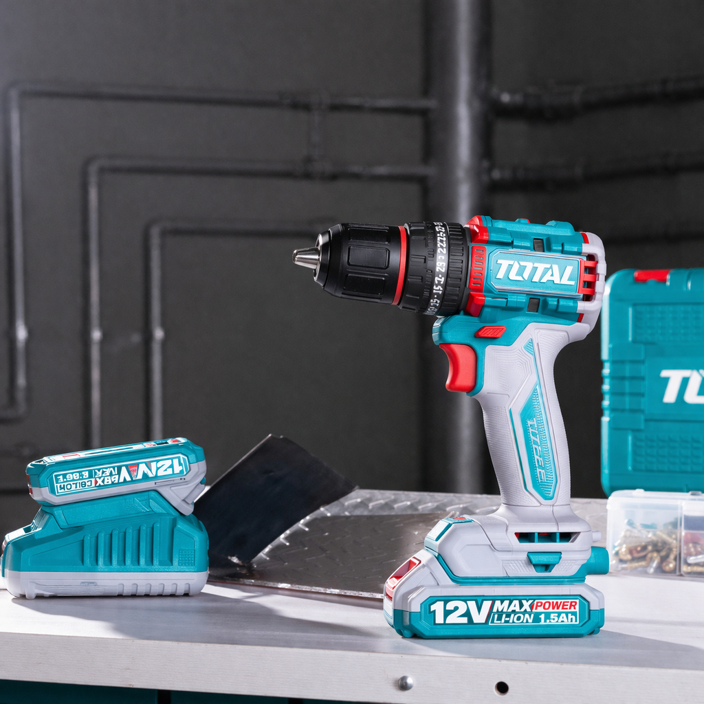Taladro Inalámbrico de Litio-Ion 12 V – TOTAL