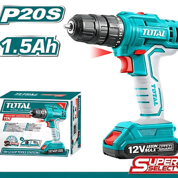 Taladro Inalámbrico de Litio-Ion 12 V – TOTAL