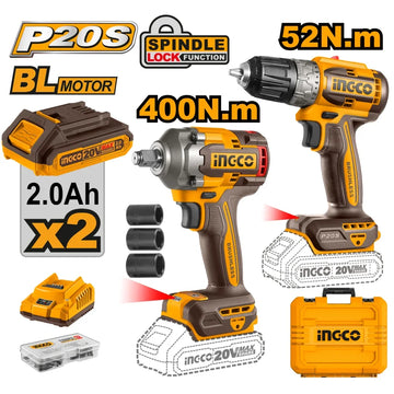 Combo de Kit INGCO de 2 Piezas – (Máquinas)