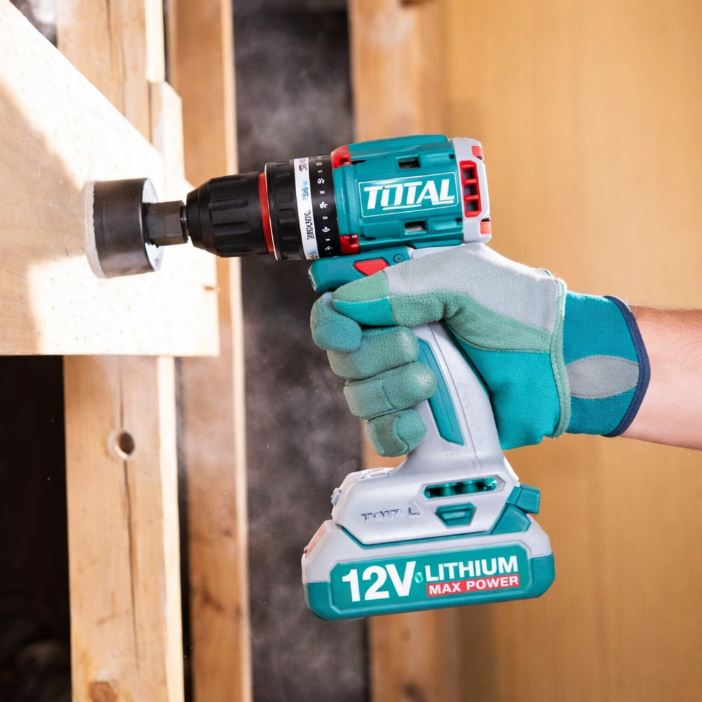 Taladro Inalámbrico de Litio-Ion 12 V – TOTAL
