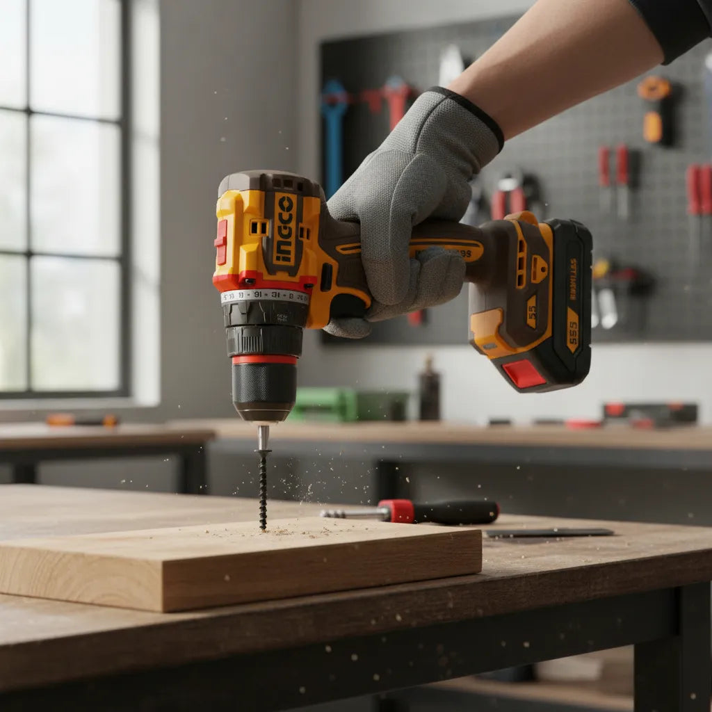 Taladro Percutor Inalámbrico Brushless INGCO P20S 20 V