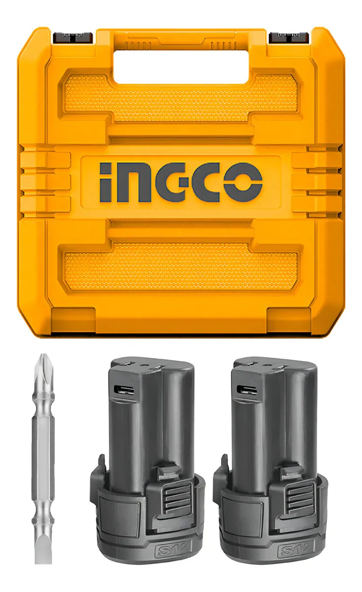 Taladro Inalámbrico de Litio-Ion 12 V – INGCO