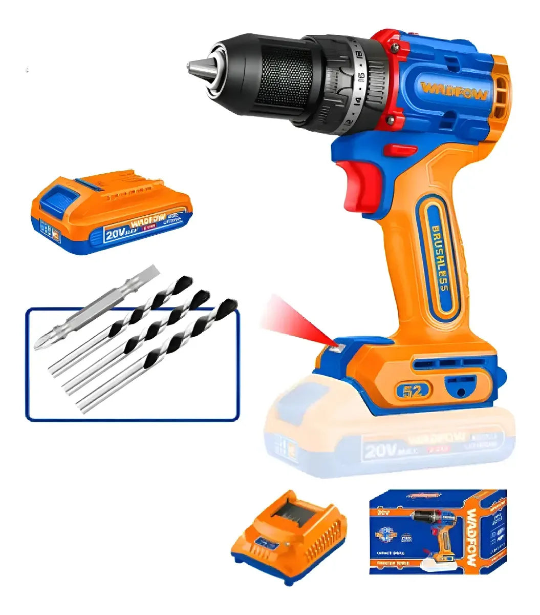Taladro Inalámbrico Brushless 20 V – WADFOW