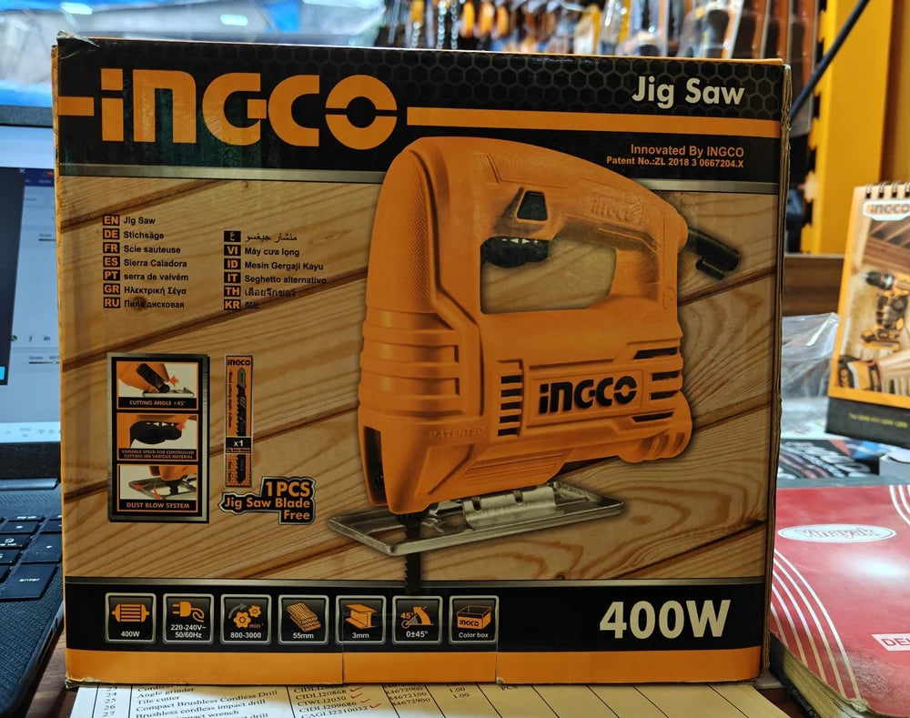 SIERRA CALADORA DE MANO 400W INGCO