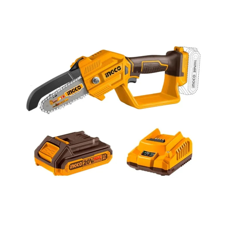 Mini Motosierra Inalámbrica de Litio-Ion – INGCO