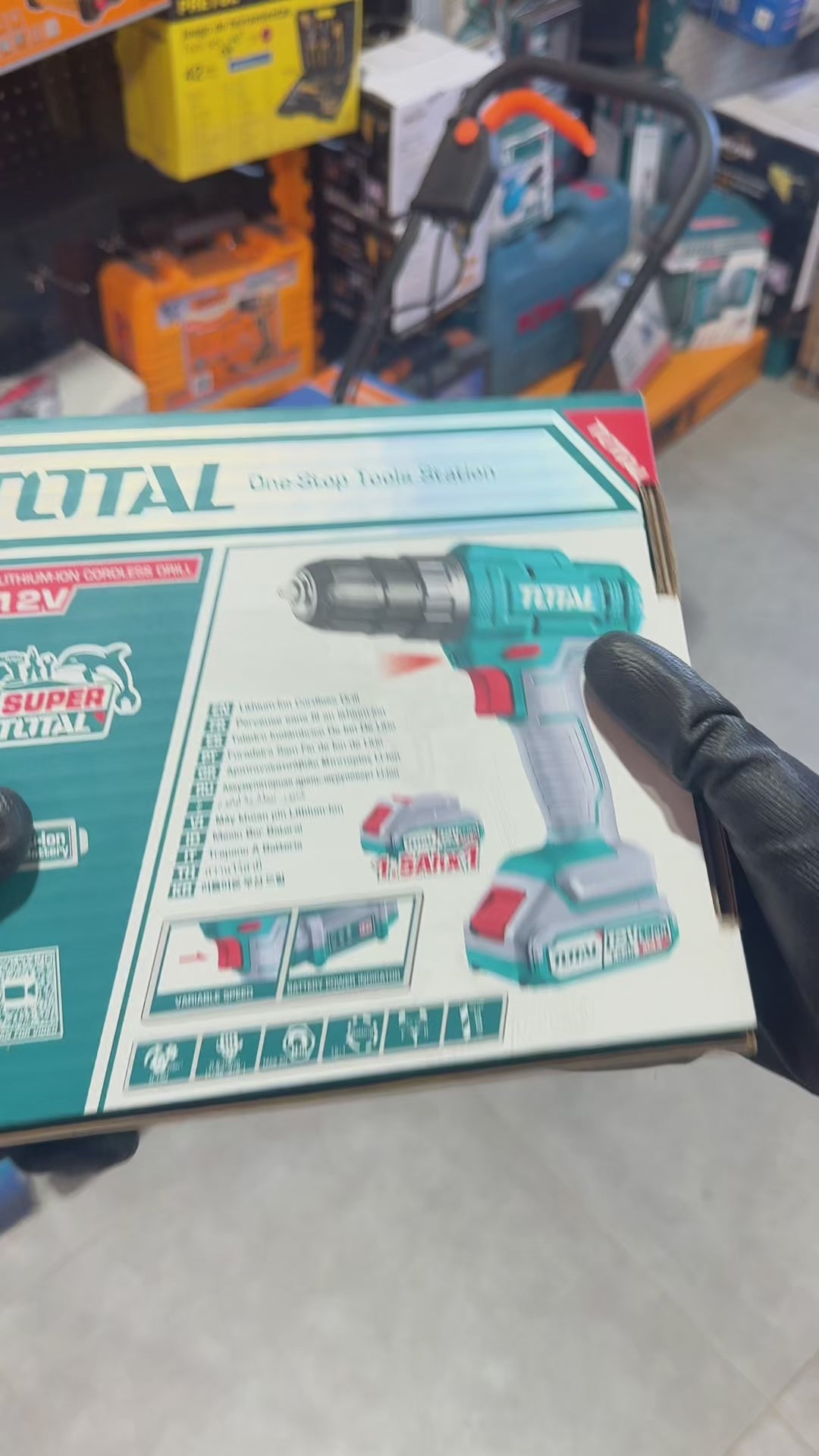 Taladro Inalámbrico de Litio-Ion 12 V – TOTAL